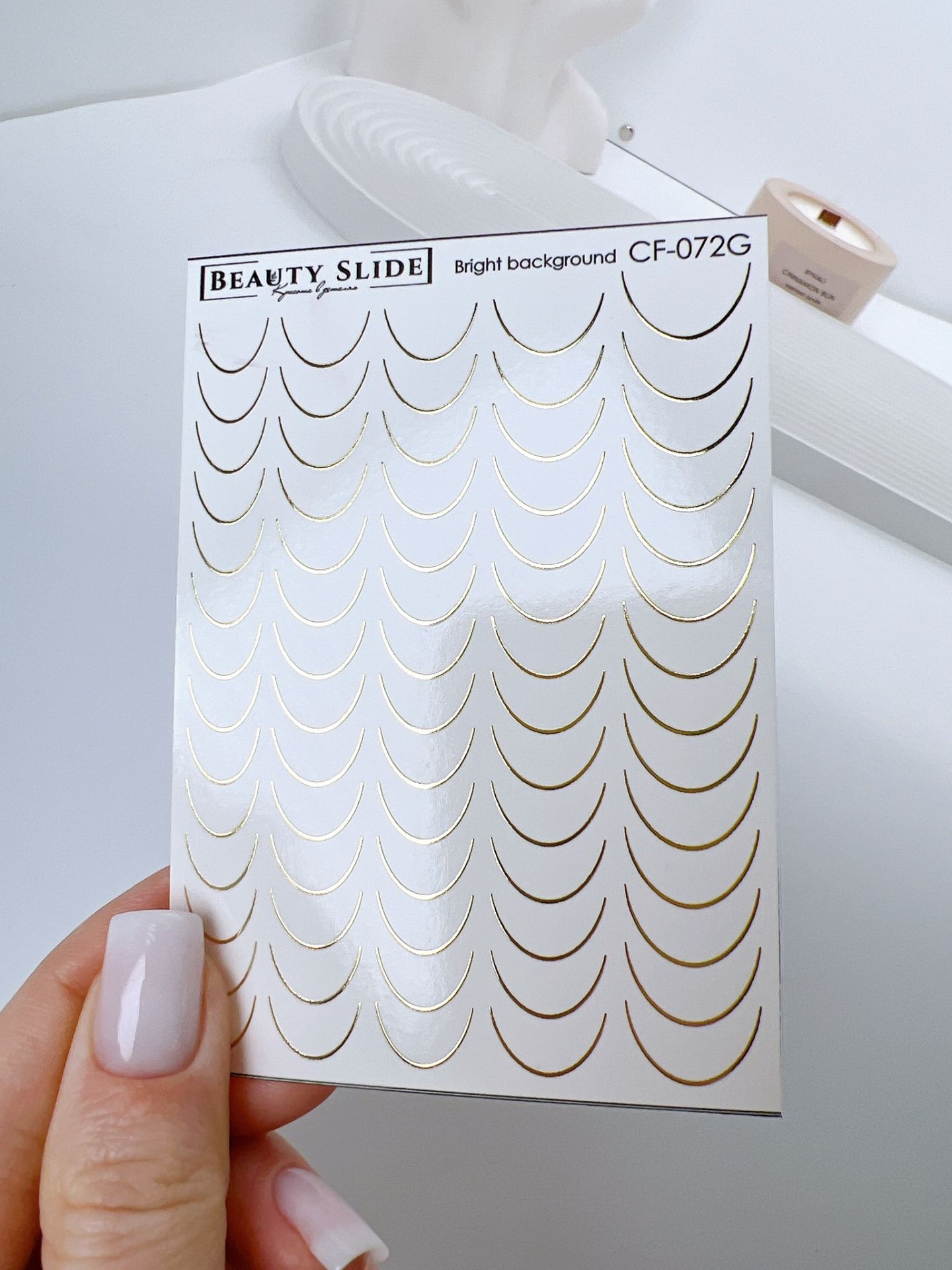 French Su Transferi Sticker CF-072G