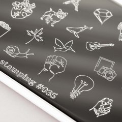 Swanky Stamping Plaka 035