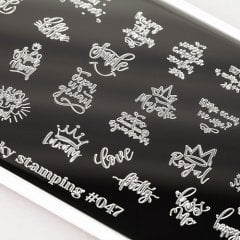 Swanky Stamping Plaka 047