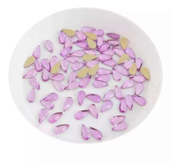 Taş Damla Lt.Violet 3*6mm 4 Adet