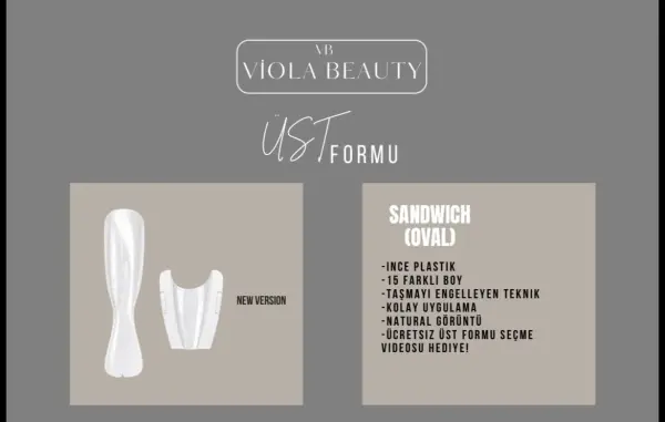 Viola Beauty Üst Formu Sandwich Oval