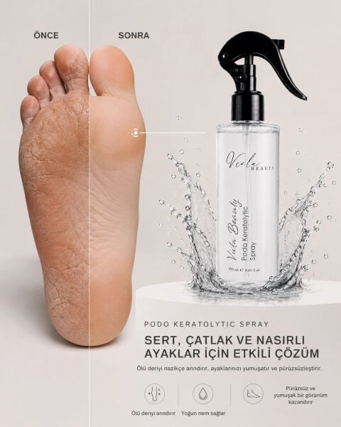 Viola Beauty Podo Keratolytic Spray - 250ml