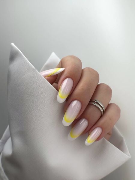 Ombre French Su Transferi Sticker WB-078 2.2-3.0 cm Uzunluğundaki Tırnaklar İçin Uygundur