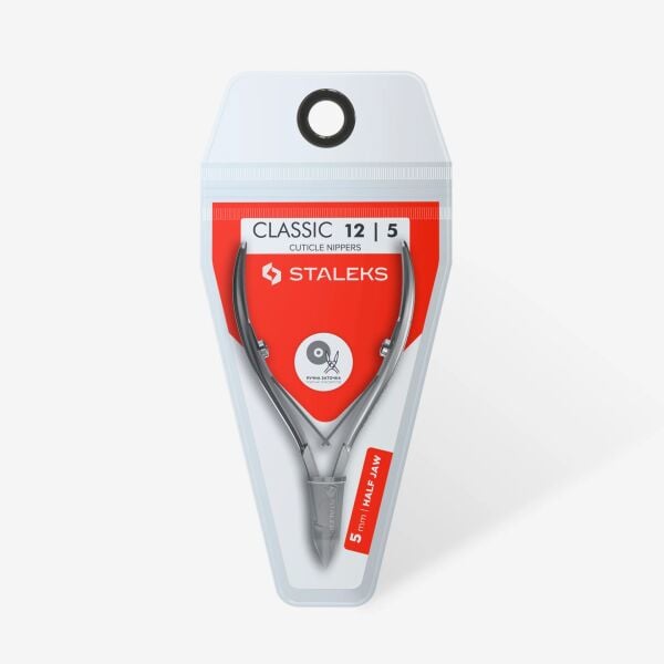 Staleks Classic 12 Cilt pensi, Tırnak Eti Pensi 5 mm