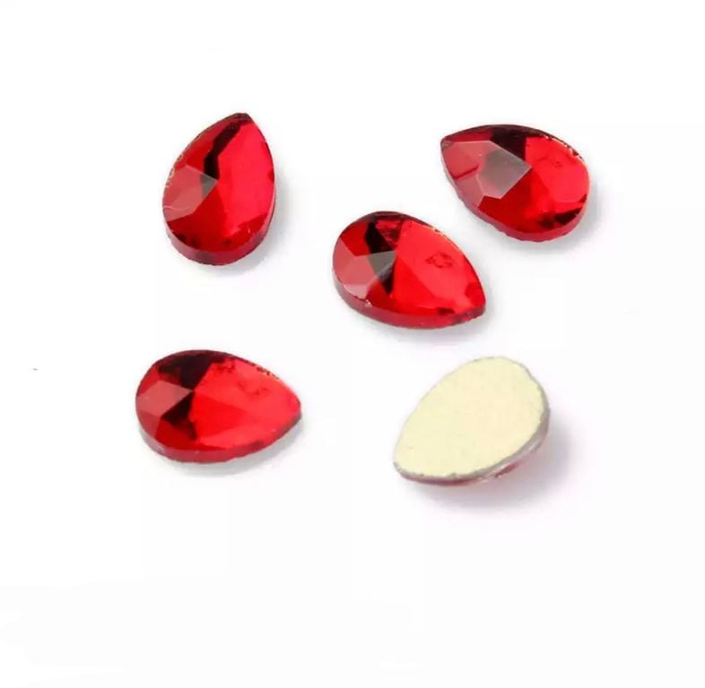 Taş Damla Siam 4*6mm 2 Adet