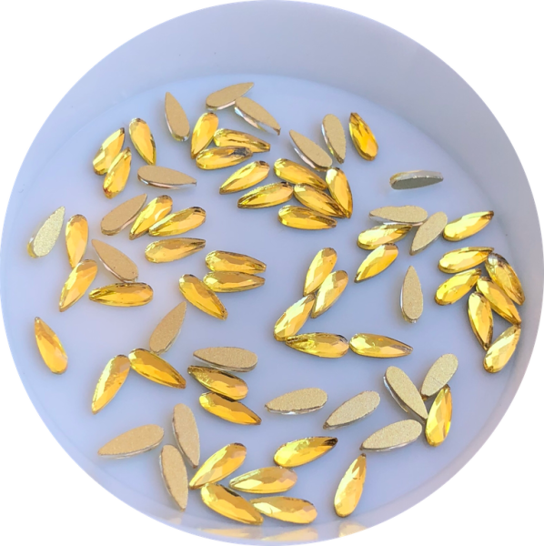 Taş Damla Lemon 2*6mm 2 Adet