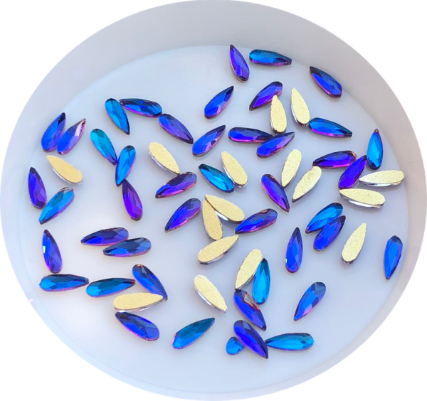 Taş Damla Blue Magic 2*6mm 2 Adet