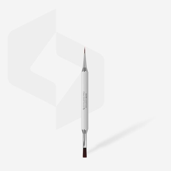 Staleks Exclusive Çift Taraflı Jel Fırçası 10 mm / Liner 10 mm (08/03)