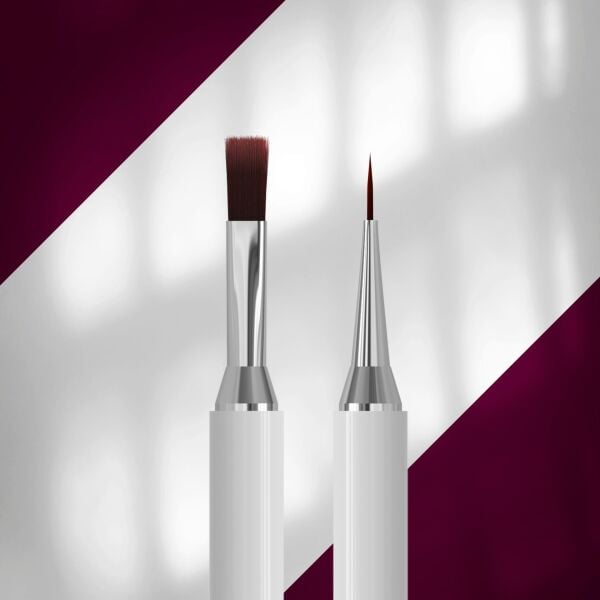 Staleks Exclusive Çift Taraflı Jel Fırçası 10 mm / Liner 10 mm (08/03)