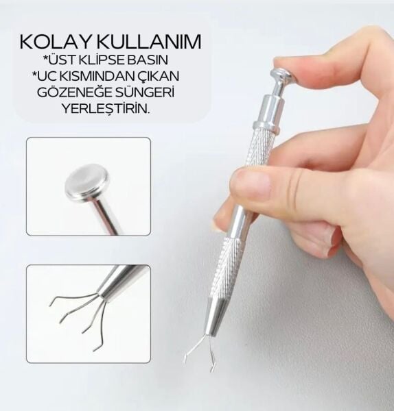 Viola Beauty Kalem Tutuculu Nail Art Ombre Süngeri (100'lü)