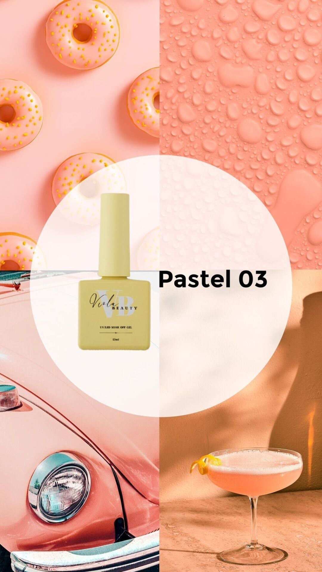 Viola Beauty Kalıcı Oje Pastel #0003 13 ml