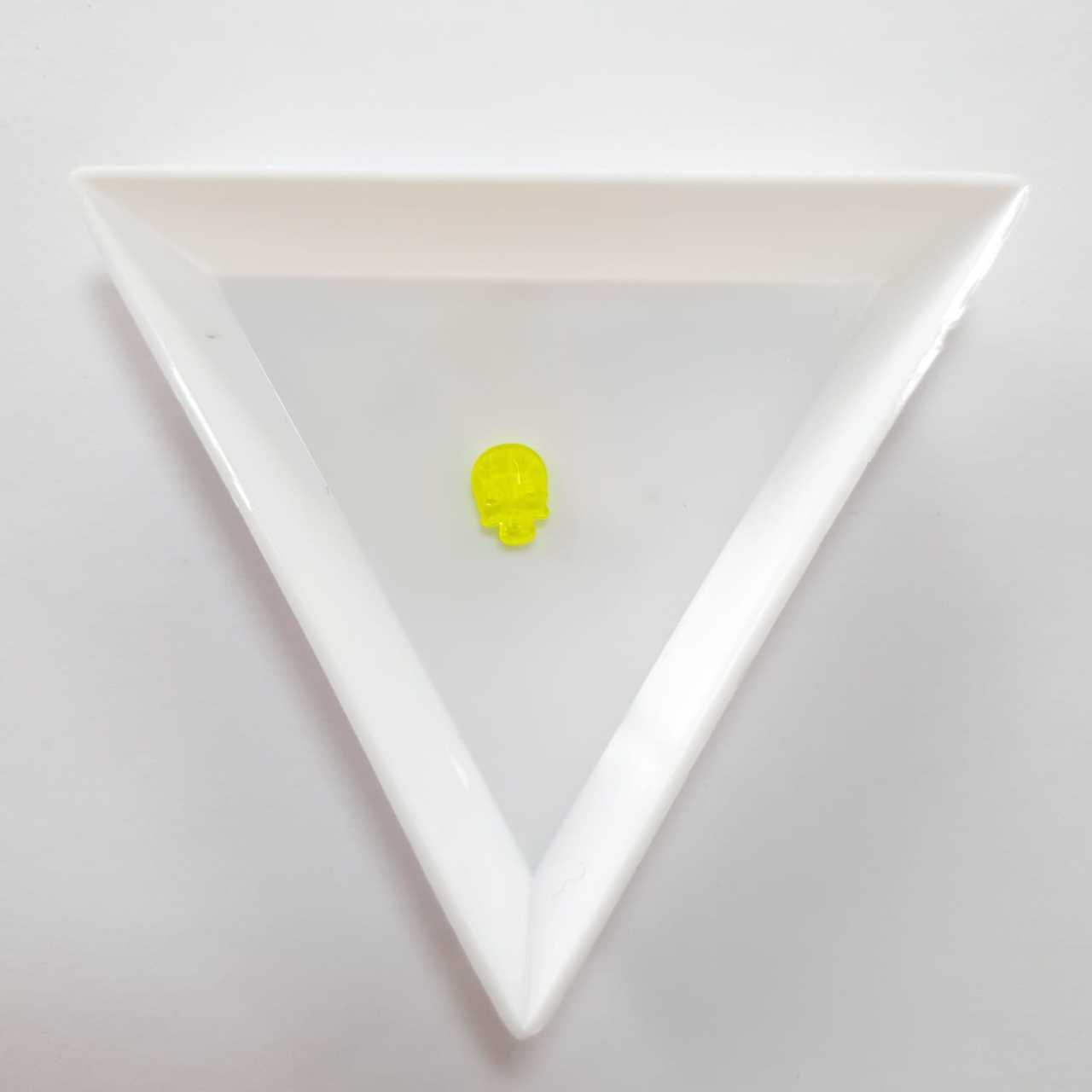 Taş Kuru Kafa Sarı Neon 6*8mm 1 Adet