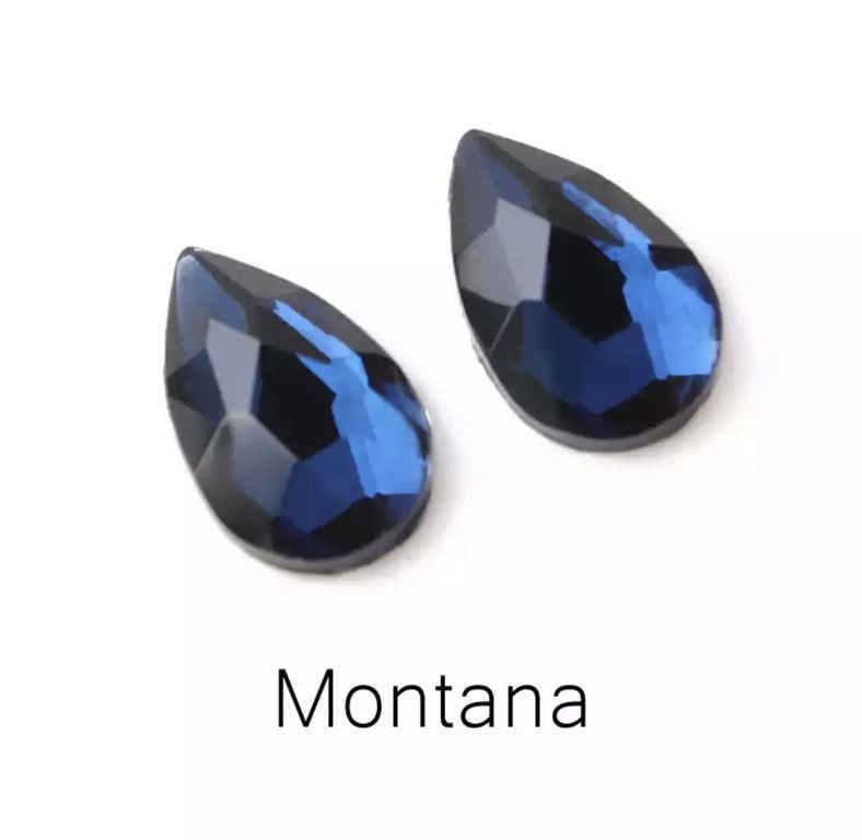 Taş Damla Montana 5*8mm 2 Adet