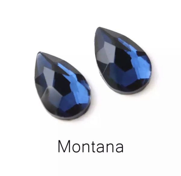 Taş Damla Montana 5*8mm 2 Adet