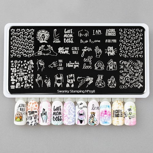 Swanky Stamping Plaka 098