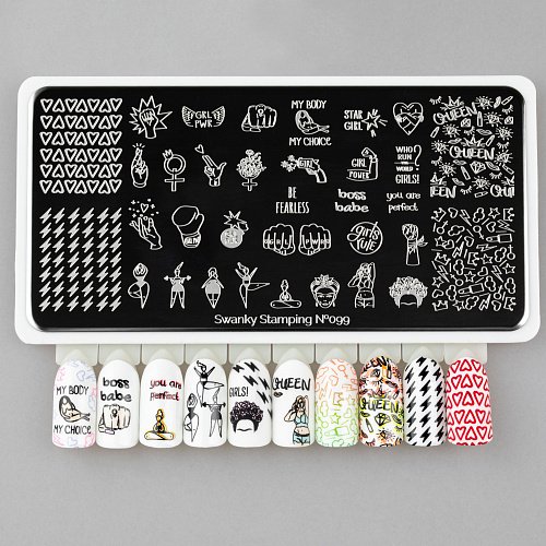 Swanky Stamping Plaka 099