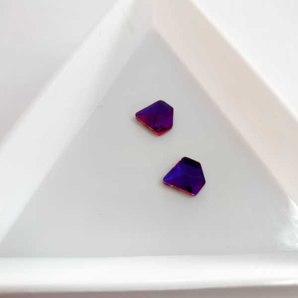 Taş Kristal Purple 7mm 2 Adet