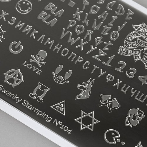 Swanky Stamping Plaka 104