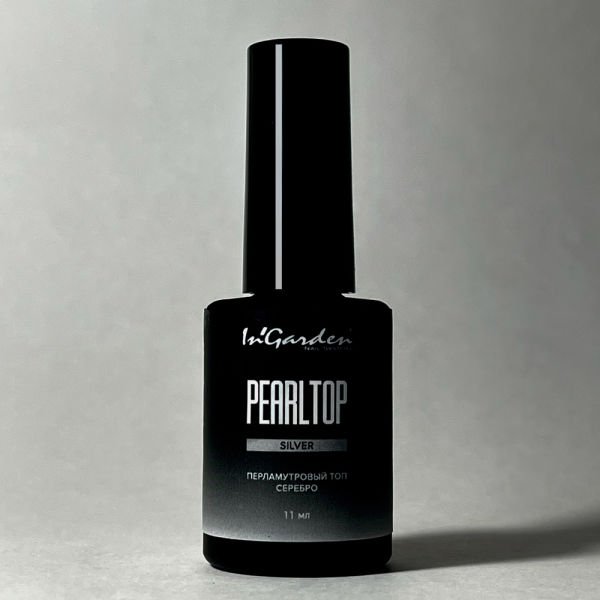 In'Garden Pearl Top Coat Silver Gloss Parlak/Yapışkansız (11ml)