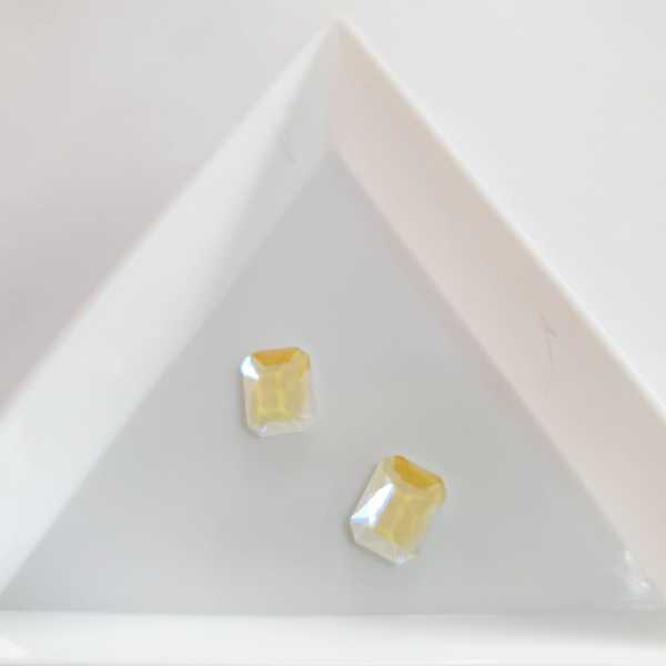 Taş Dikdörtgen Royal White 6*8mm 2 Adet