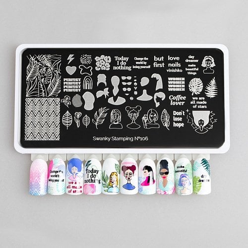 Swanky Stamping Plaka 106