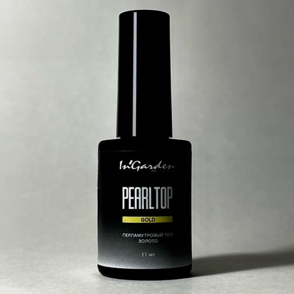 In'Garden Pearl Top Coat Gold Gloss Parlak/Yapışkansız (11ml)