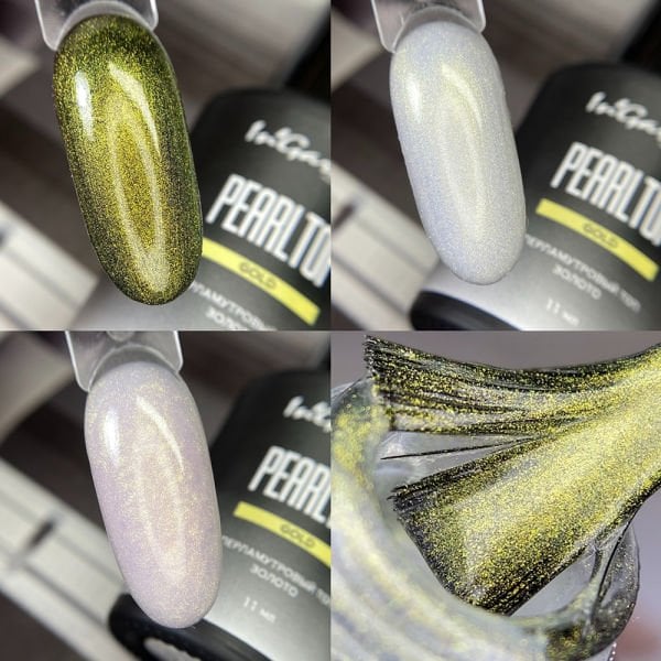 In'Garden Pearl Top Coat Gold Gloss Parlak/Yapışkansız (11ml)