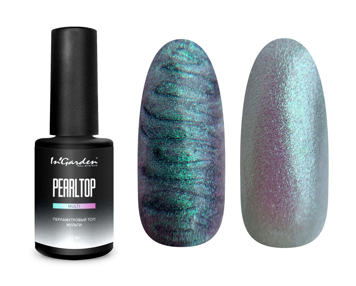 In'Garden Pearl Top Coat Multi Gloss Parlak/Yapışkansız (11ml)