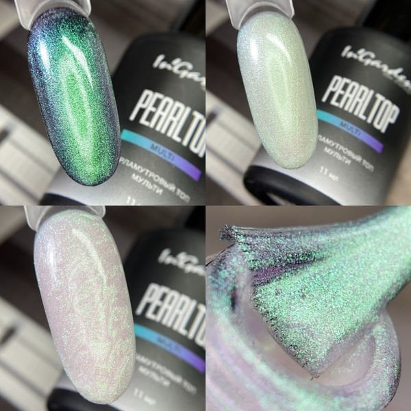 In'Garden Pearl Top Coat Multi Gloss Parlak/Yapışkansız (11ml)