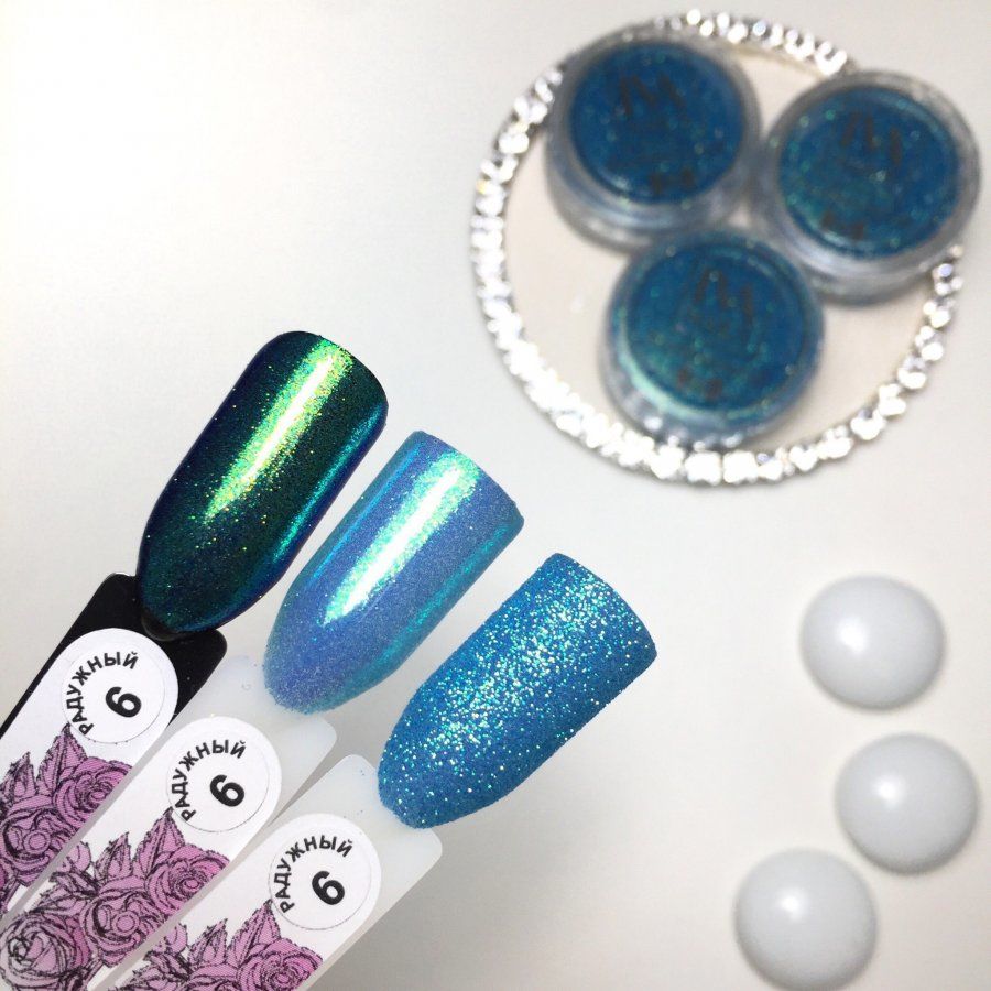 İva Nails Sim Gökkuşağı №6