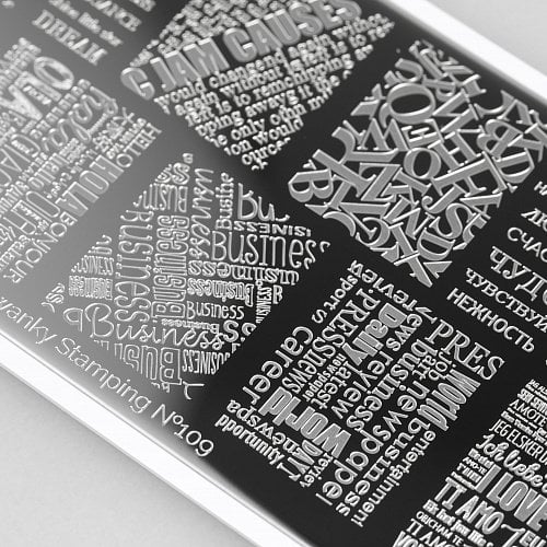 Swanky Stamping Plaka 109