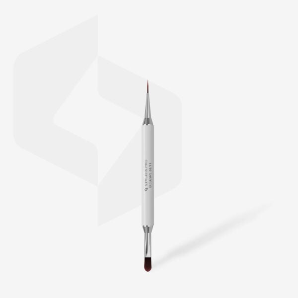 Staleks Exclusive Çift Taraflı Jel Fırçası 11 mm / Liner 12 mm (06/11)