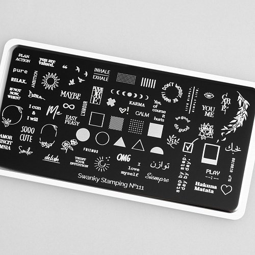 Swanky Stamping Plaka 111