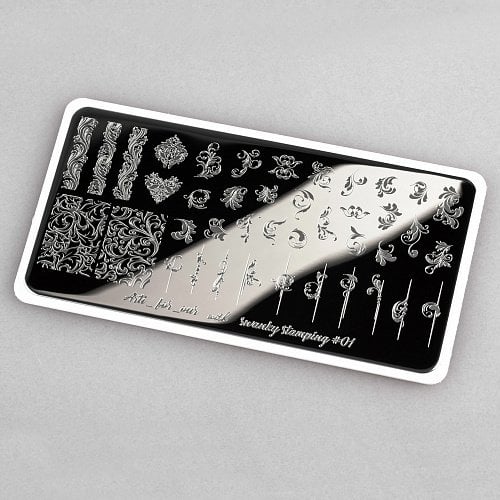 Swanky Stamping Plaka Arti for you Serisi 01