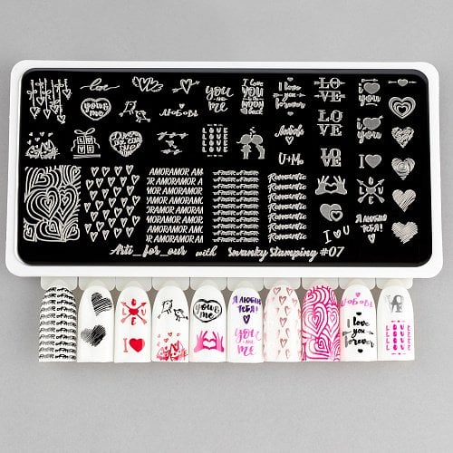 Swanky Stamping Plaka Arti for you Serisi 07