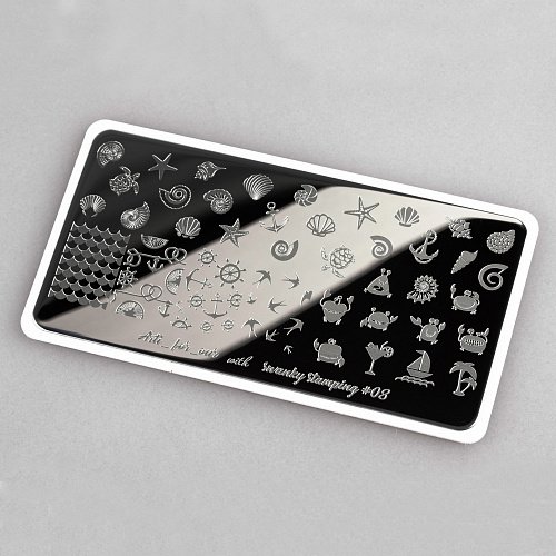 Swanky Stamping Plaka Arti for you Serisi 08