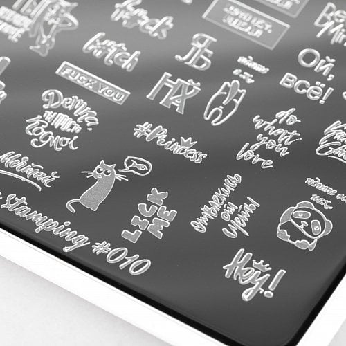 Swanky Stamping Plaka Arti for you Serisi 010