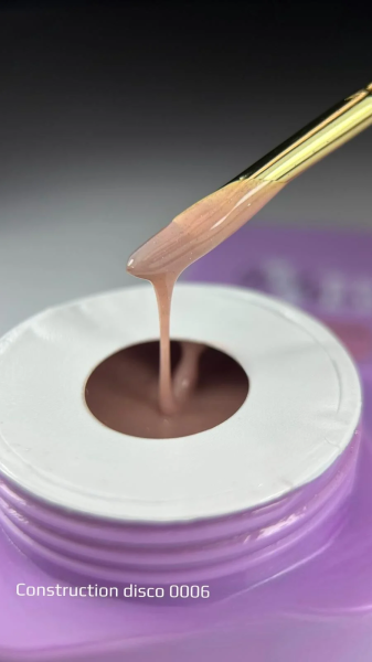 Viola Beauty Constraction Gel Disco #0006 - Orta Akışkan Simli Jel 30 ml