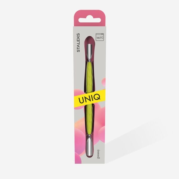 Staleks UNIQ 10 Type 1 Gummy Geniş Yuvarlak Et İtici ve Dar Yuvarlak Et İtici (Sari)