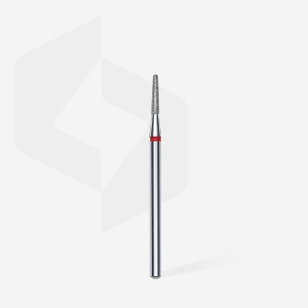 Staleks Expert Elmas Freze, Kesik Koni, Kırmızı, Çap 1,8 mm, Çalışma Kısmı 8 mm