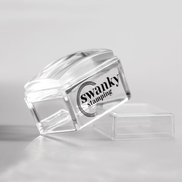 Swanky Stamping Silikon Şeffaf Dikdörtgen Stamper (2,5*3,5 cm)