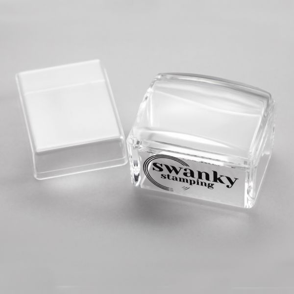 Swanky Stamping Silikon Şeffaf Dikdörtgen Stamper (2,5*3,5 cm)