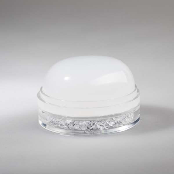 Swanky Stamping Çift Silikonlu Yüvarlak Şeffaf Kapaklı Yüksek Stamper (4cm)