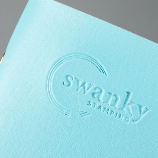 Swanky Stamping Plaka Defteri Mavi