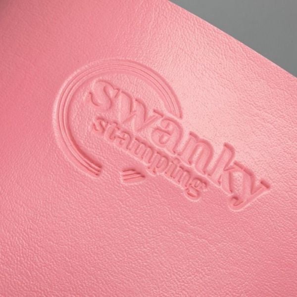 Swanky Stamping Plaka Defteri Pembe