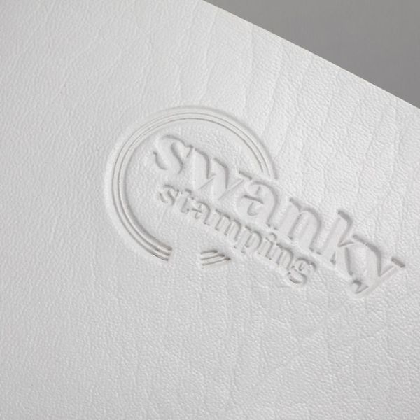 Swanky Stamping Plaka Defteri Beyaz
