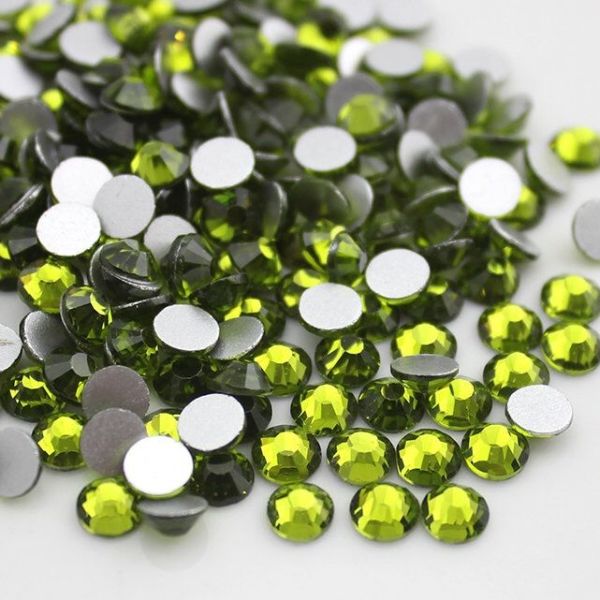 Taş Straz Olivine Karışık Boy ss3-ss10 100 Adet