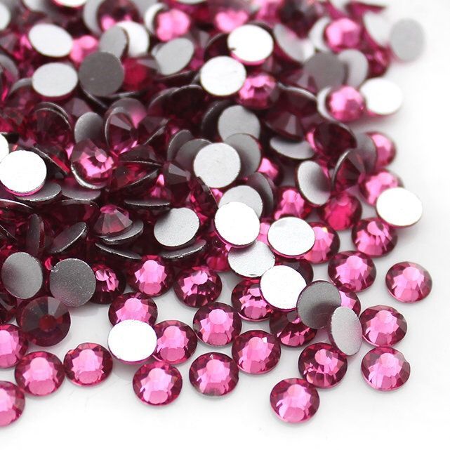 Taş Straz Fuchsia Karışık Boy ss3-ss10 100 Adet