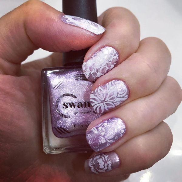 Swanky Stamping Oje Metalik Mor 01 (10 ml)