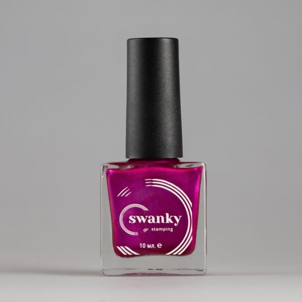 Swanky Stamping Oje Metalik Kırmızı Mor 10 (10 ml)
